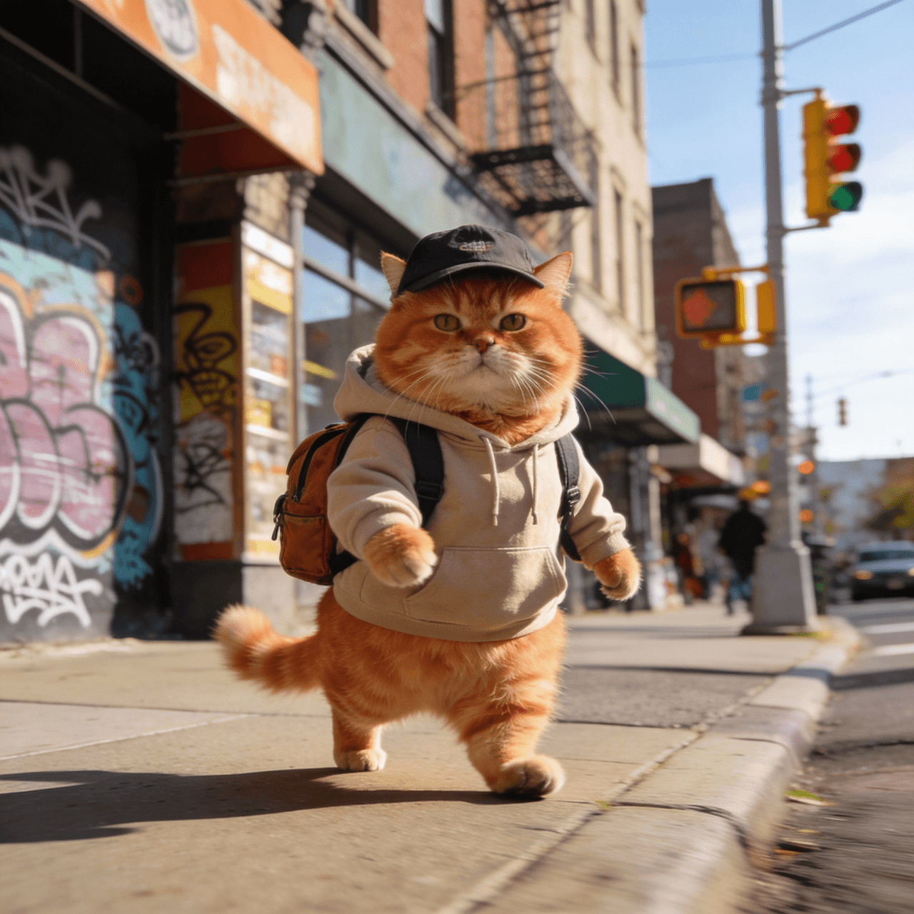 Keep One Cat Character Across Multiple Worlds reference 4